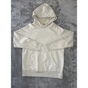 Velva Sheen Vintage Hoodie XL Gray Heather Raglan Sleeve Made USA Pullover